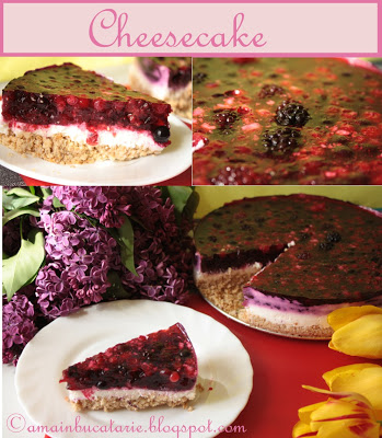 Daring Bakers Challenge – Berry Cheesecake